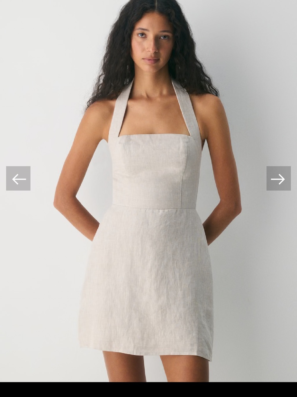Wilfred Mint Green Halter Mini Dress - Picture 5 of 6